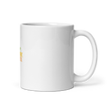 Taza Blanca Brillante
