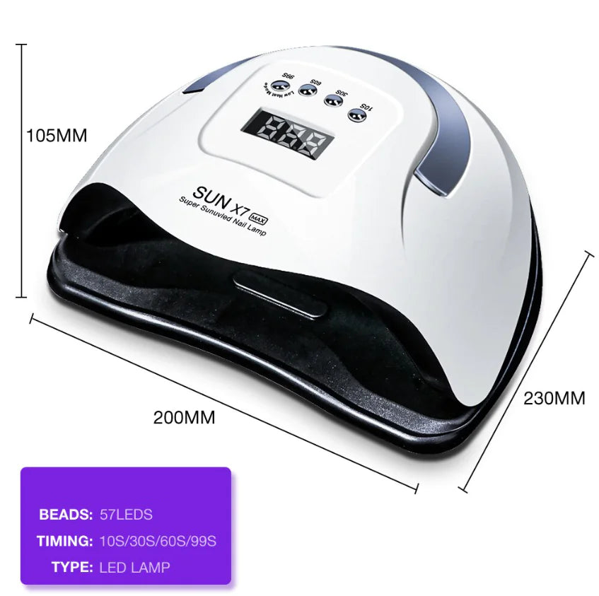 Secador de Uñas Lámpara LED UV 220W