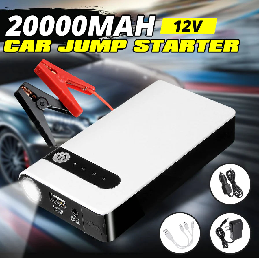 Arrancador de Coche de 20000mAh, Booster, Caja de Arranque, Banco de Energía, Cargador de Batería Portátil