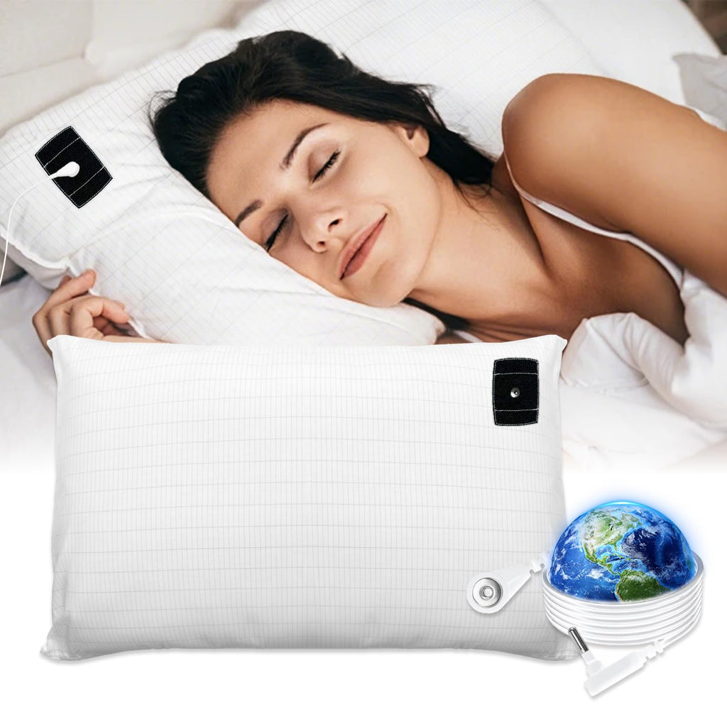 Funda de Almohada de Conexión a Tierra con Cable