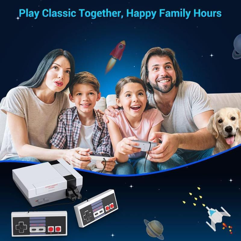 Nuevas Consolas de Juegos Retro, Mini Consola de Juegos Clásicos, Incorpora 620 Juegos Clásicos o 300 Andldealsurprising Regalo para San Valentín/Cumpleaños/Acción de Gracias/Navidad Recuerdo Infantil de la Vieja Escuela