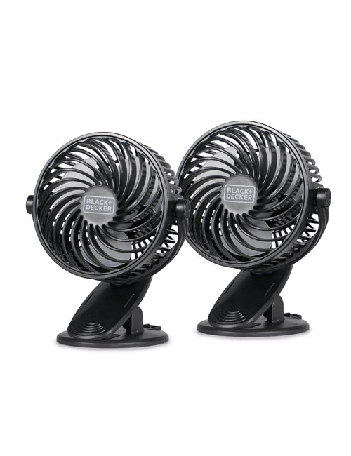 BLACK+DECKER Ventilador Convertible de 4'' Paquete de 2