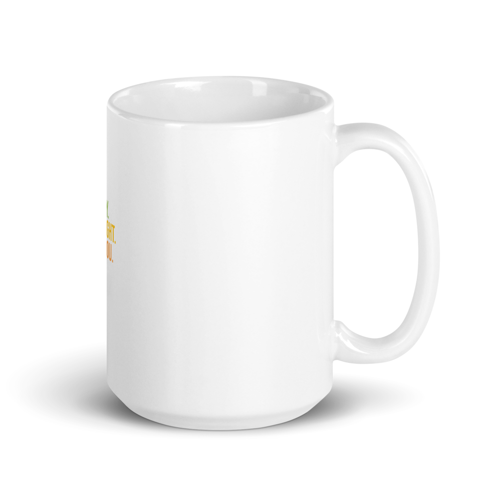 Taza Blanca Brillante