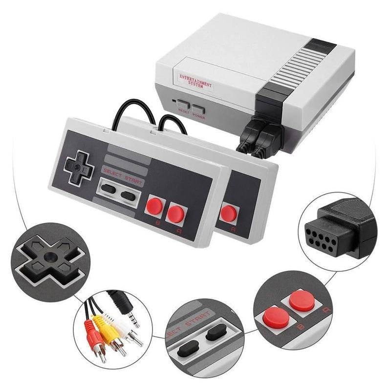 Nuevas Consolas de Juegos Retro, Mini Consola de Juegos Clásicos, Incorpora 620 Juegos Clásicos o 300 Andldealsurprising Regalo para San Valentín/Cumpleaños/Acción de Gracias/Navidad Recuerdo Infantil de la Vieja Escuela