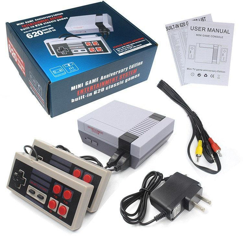 Nuevas Consolas de Juegos Retro, Mini Consola de Juegos Clásicos, Incorpora 620 Juegos Clásicos o 300 Andldealsurprising Regalo para San Valentín/Cumpleaños/Acción de Gracias/Navidad Recuerdo Infantil de la Vieja Escuela