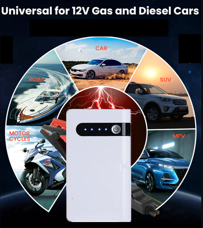 Arrancador de Coche de 20000mAh, Booster, Caja de Arranque, Banco de Energía, Cargador de Batería Portátil