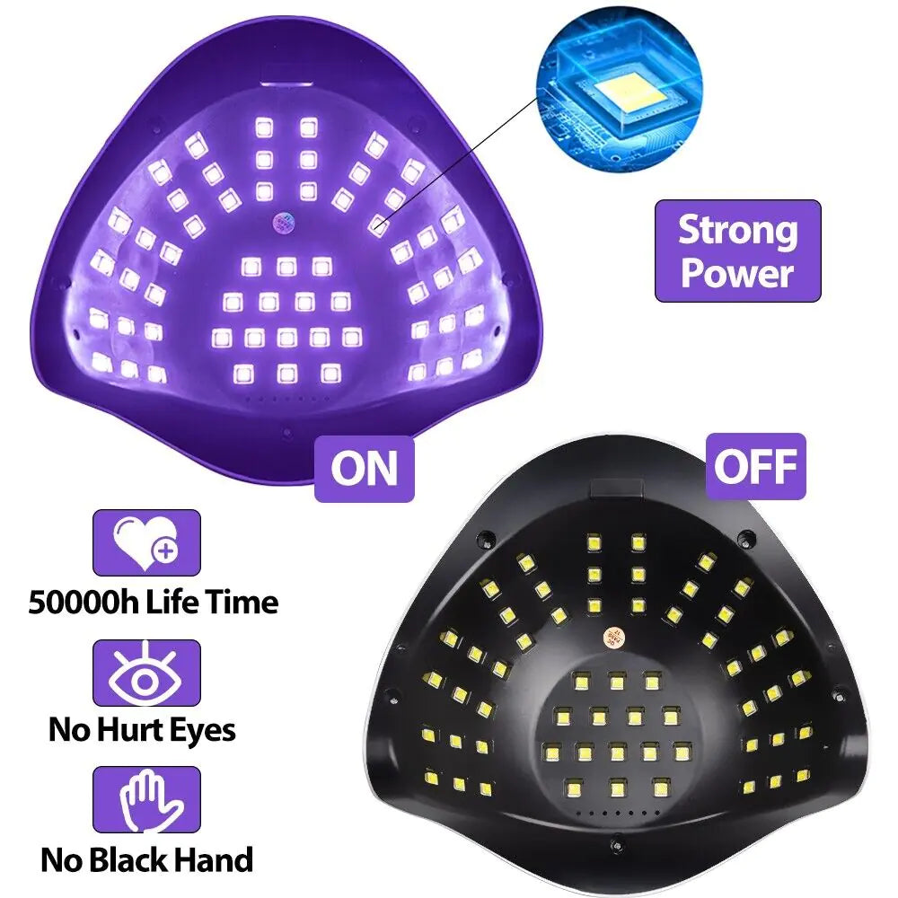 Secador de Uñas Lámpara LED UV 220W