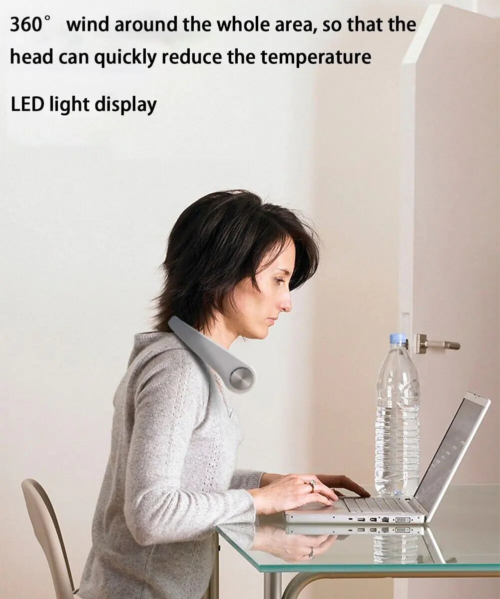 Ventilador Portátil USB de Cuello Colgante