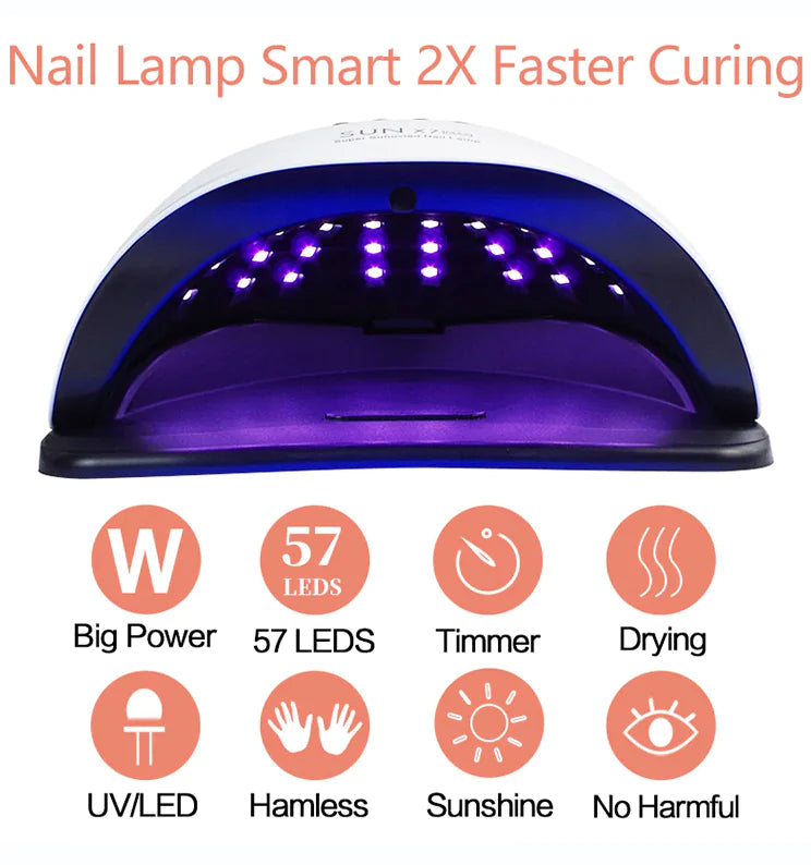 Secador de Uñas Lámpara LED UV 220W