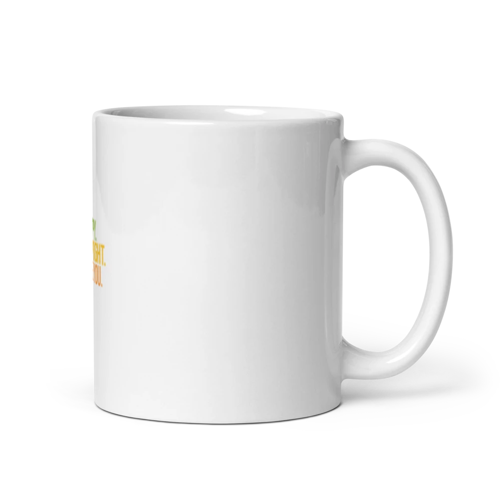 Taza Blanca Brillante
