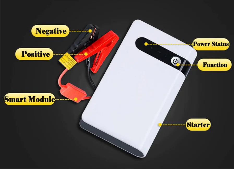 Arrancador de Coche de 20000mAh, Booster, Caja de Arranque, Banco de Energía, Cargador de Batería Portátil